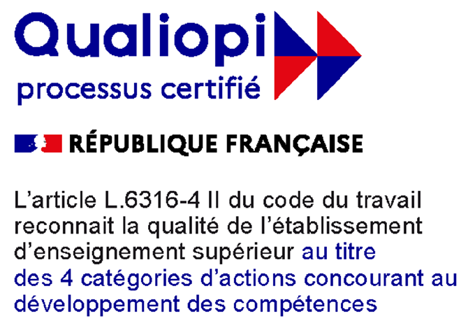 Logo Qualiopi processus certifié
